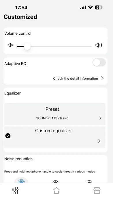 Capturas de pantalla de SOUNDPEATS