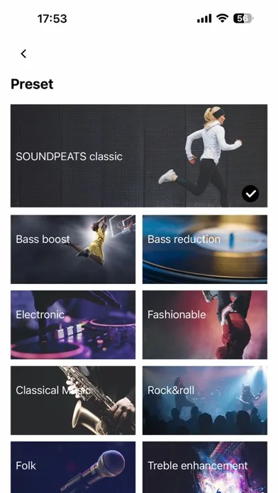 Capturas de pantalla de SOUNDPEATS