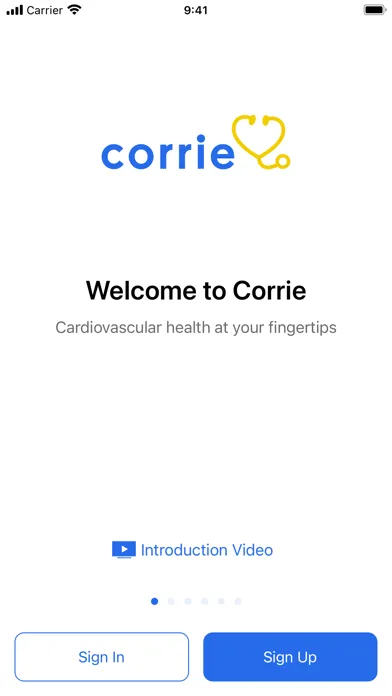 Capturas de pantalla de Corrie Health