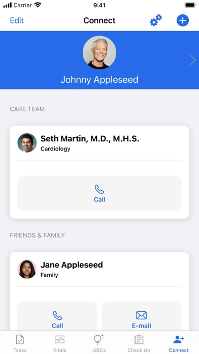 Capturas de pantalla de Corrie Health