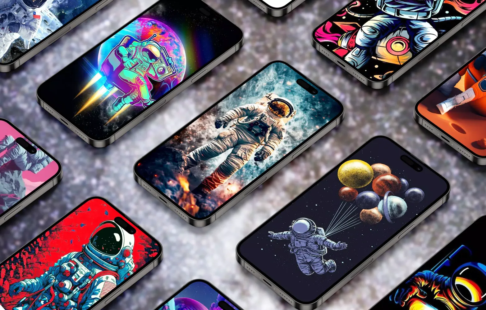Capturas de tela do Astronaut Art Wallpapers