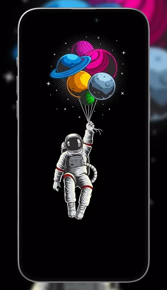 Capturas de tela do Astronaut Art Wallpapers