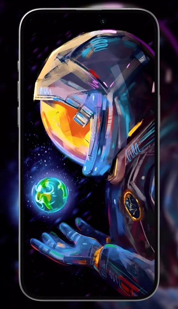Capturas de tela do Astronaut Art Wallpapers