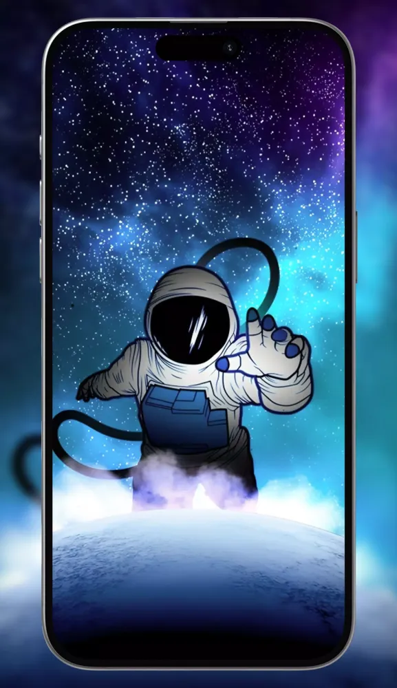 Capturas de tela do Astronaut Art Wallpapers