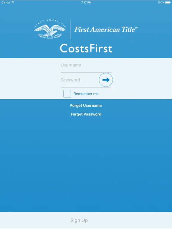 CostsFirst iPad  স্ক্রিনশট