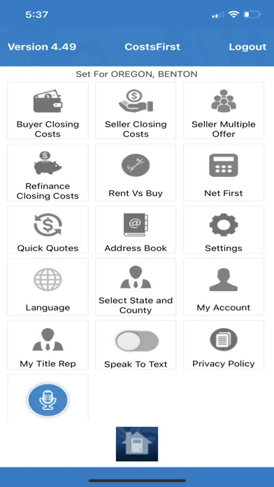 CostsFirst স্ক্রিনশট