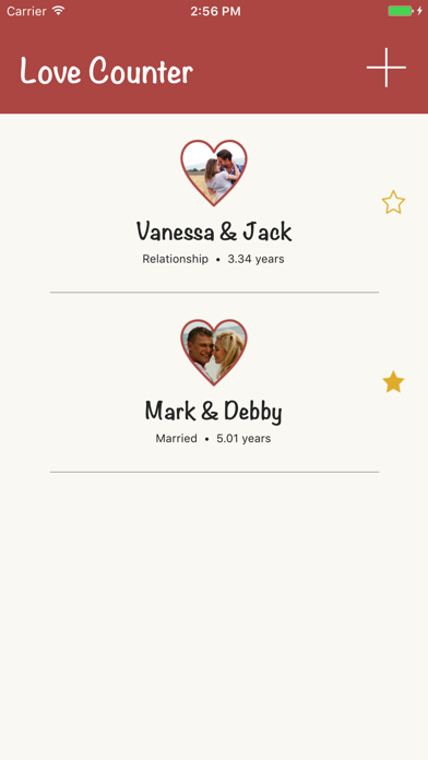 Capturas de pantalla de Love Counter - Dating Tracker