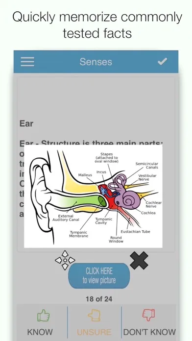 Screenshot di DAT Biology Cram Cards