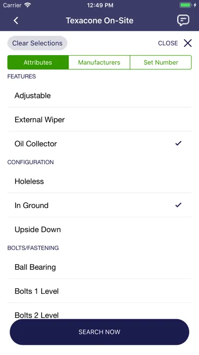 Texacone On-Site Screenshots