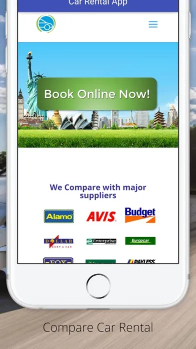 Ảnh chụp màn hình của Car Rentals App