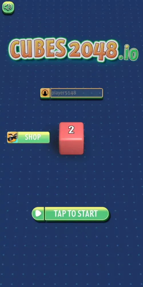 Tangkapan skrin Cubes 2048.io