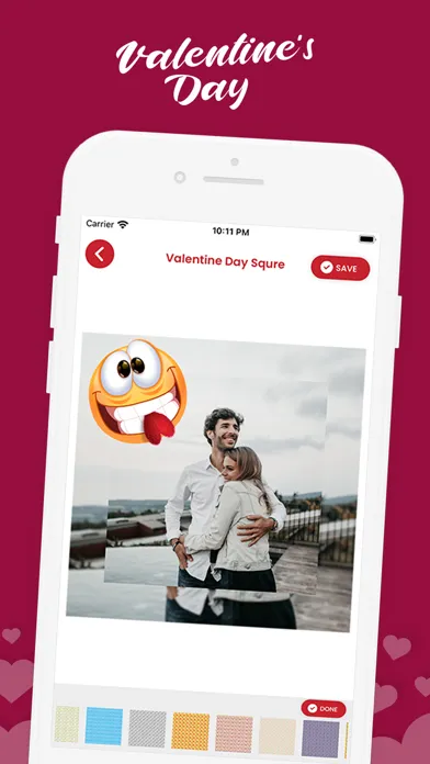 Valentine's Squre photo frame應用截圖