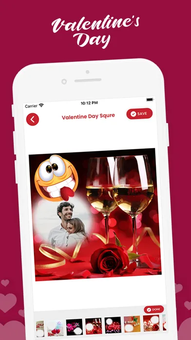 Valentine's Squre photo frame應用截圖
