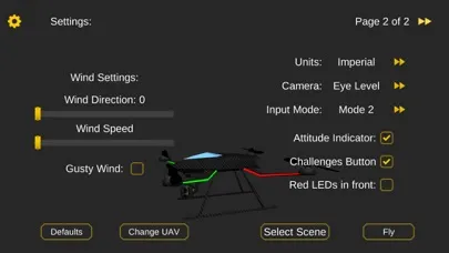Screenshot di QuadcopterFx Simulator