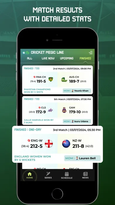 Cricket Magic Line Screenshots