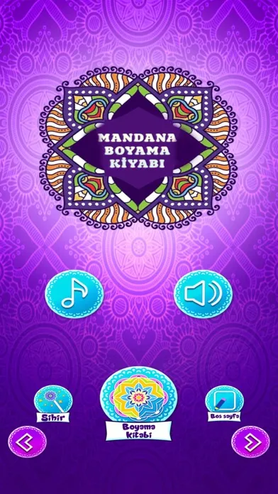 Mandala Boyama Kitabı ASMR スクリーンショット
