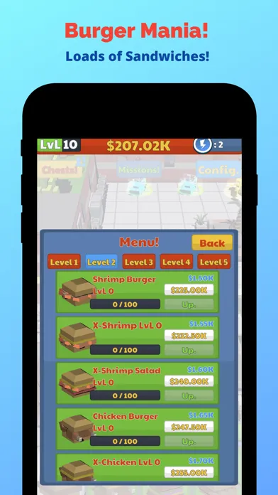 Burger Mania! - Idle Tycoon Screenshots