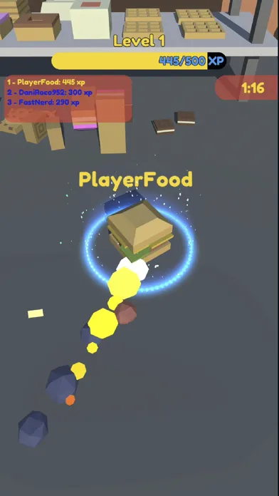 ภาพหน้าจอของ Food.io - Food Fight