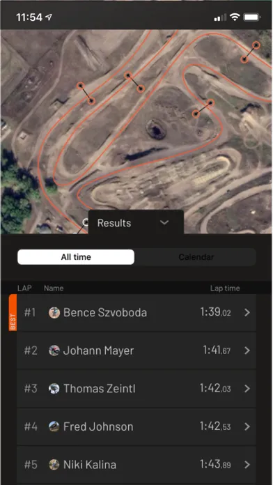 CrossBox Lap Timing スクリーンショット