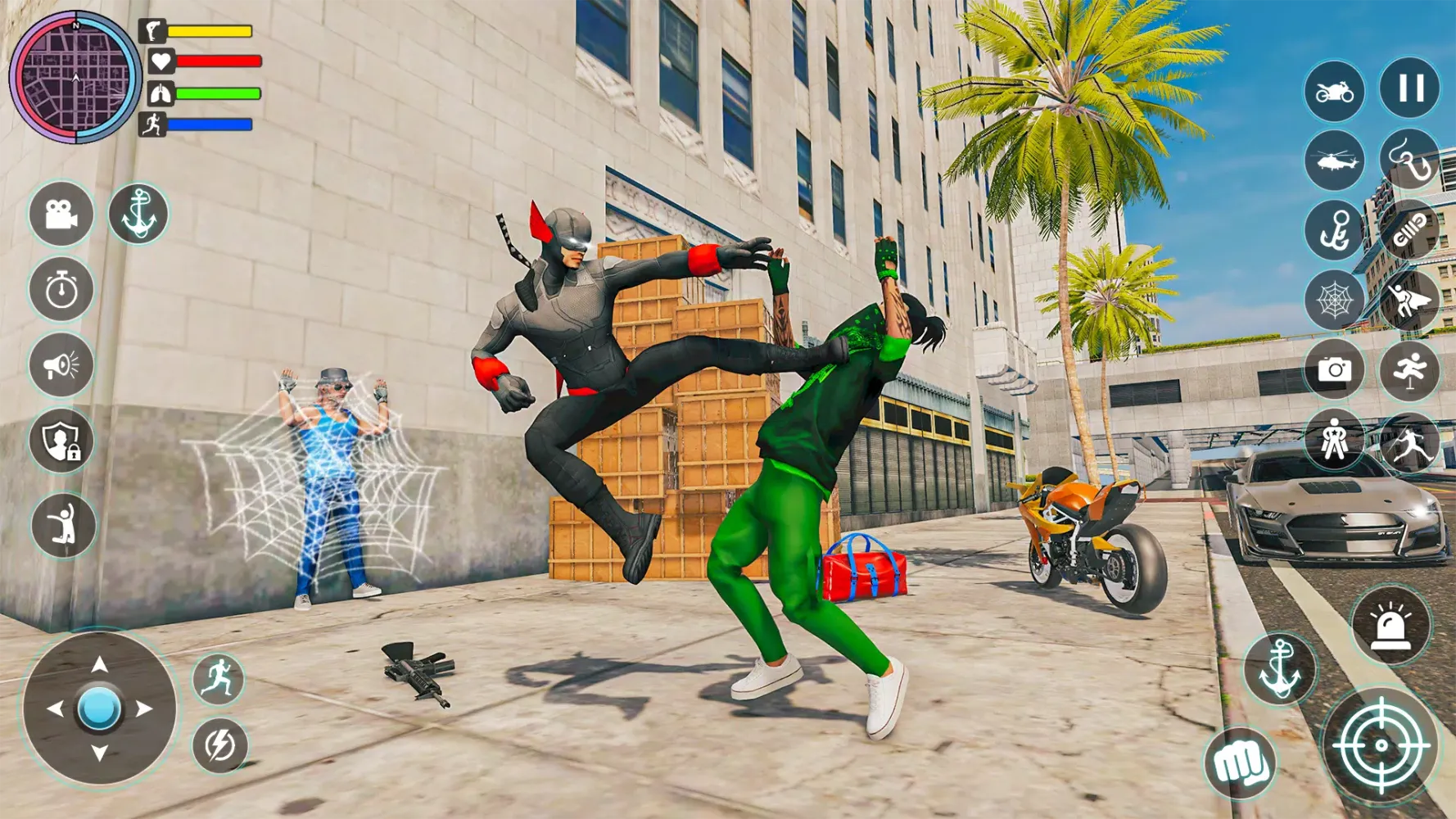 Zrzuty ekranu Rope Hero: Spider Games