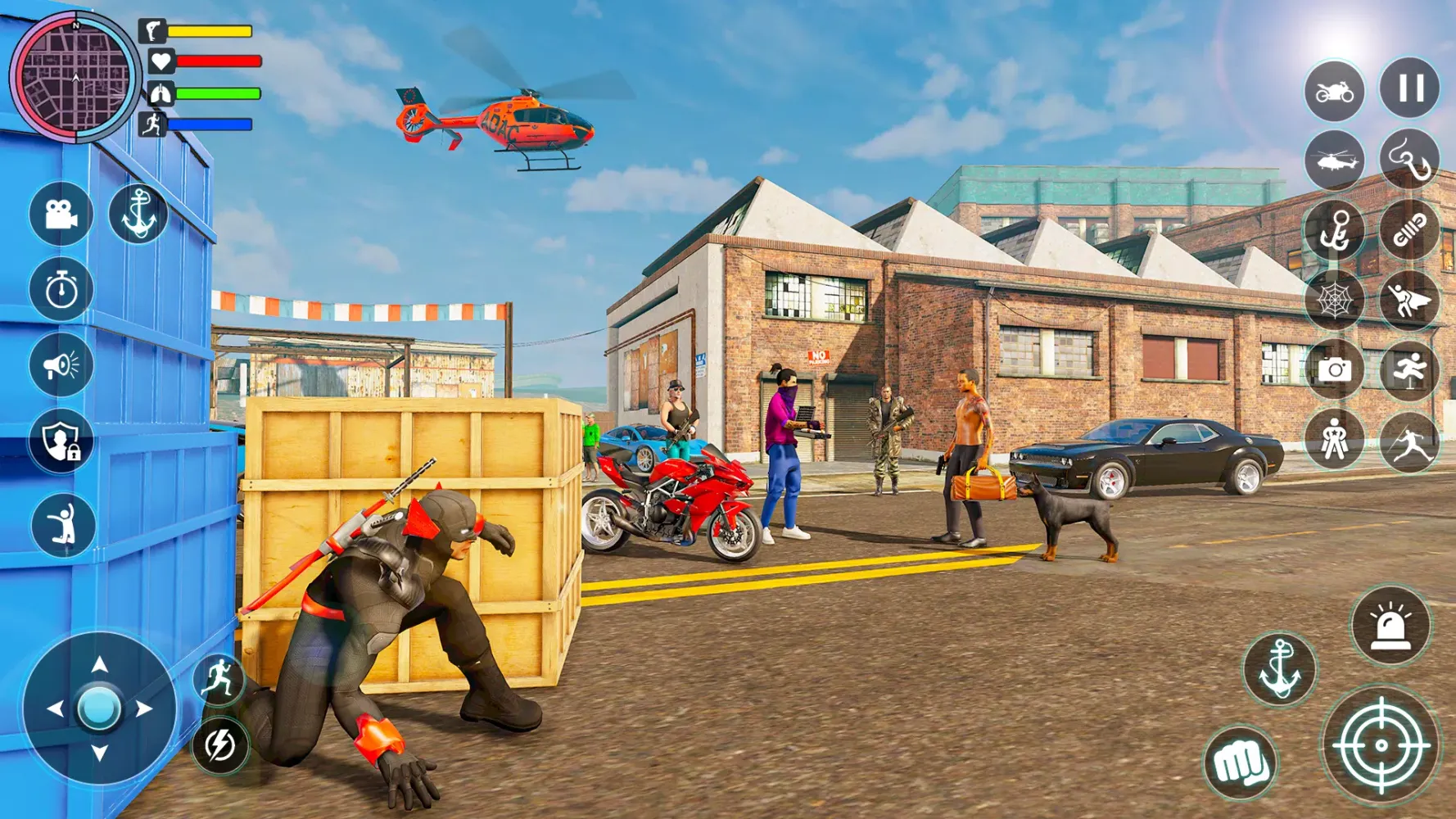 Zrzuty ekranu Rope Hero: Spider Games