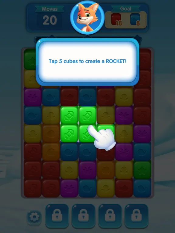 ภาพหน้าจอของ Polar Blast Pop iPad 