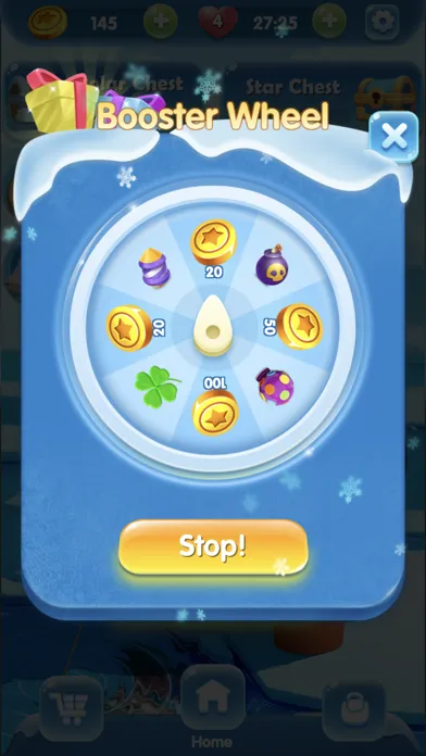 ภาพหน้าจอของ Polar Blast Pop