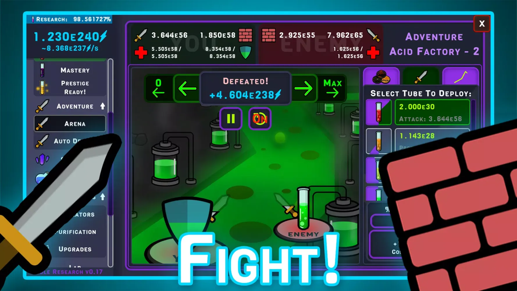 Idle Research Screenshots