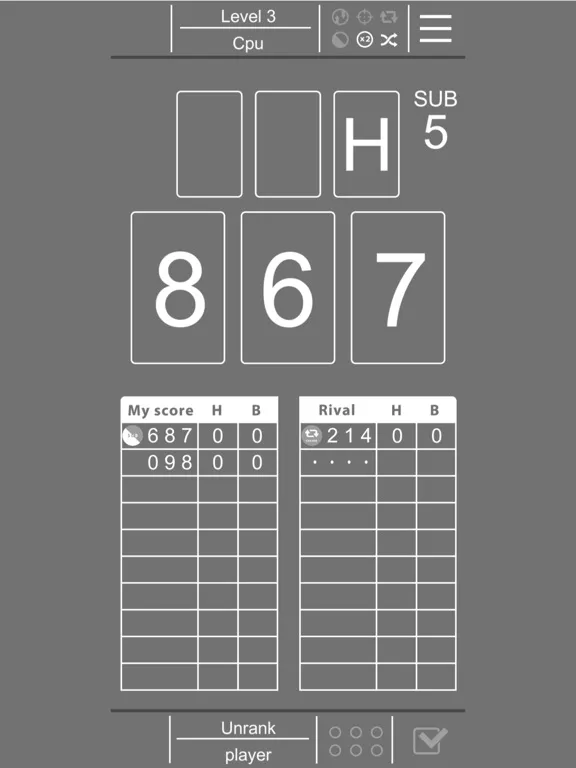 Hit＆Blow -対戦推理ゲーム- iPad  Screenshots