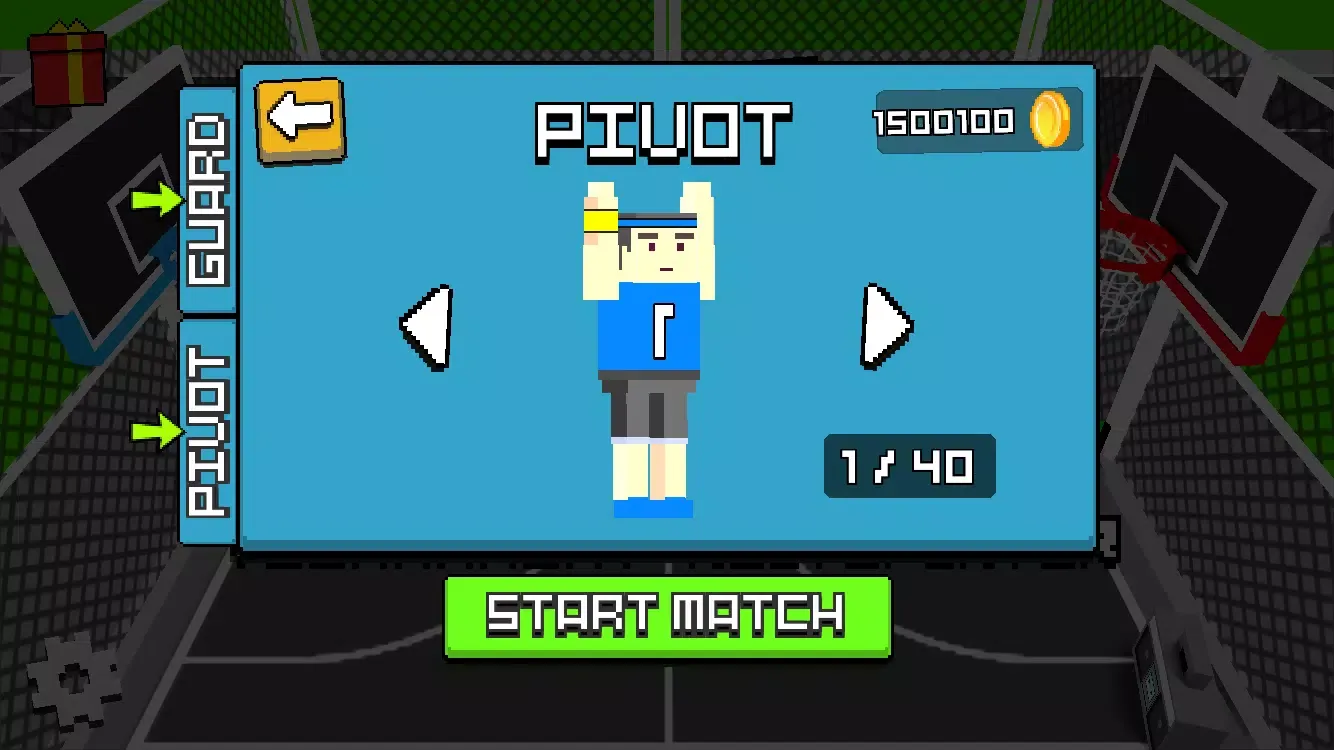 Capturas de tela do Cubic Basketball 3D