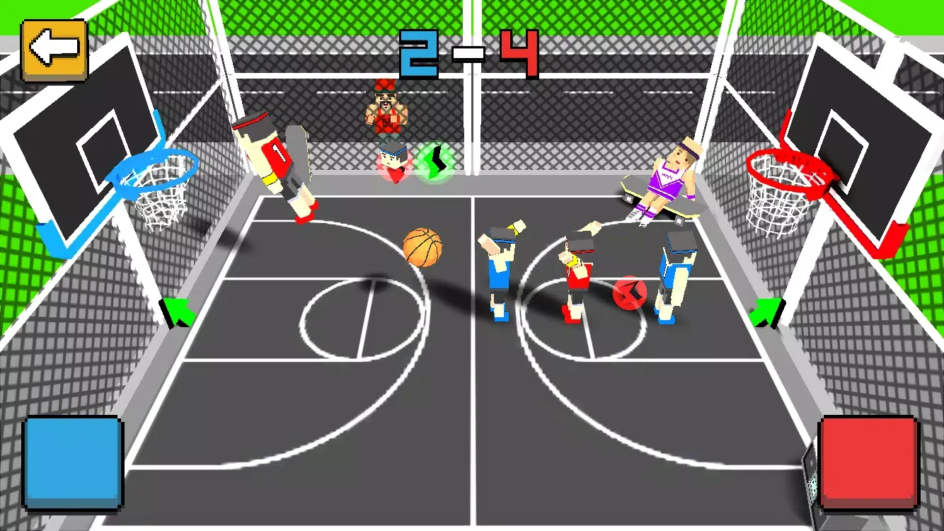 Capturas de tela do Cubic Basketball 3D