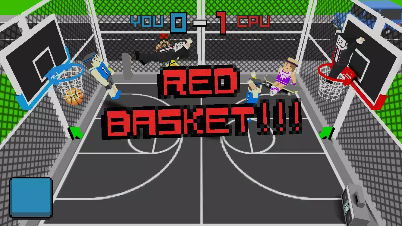 Capturas de tela do Cubic Basketball 3D