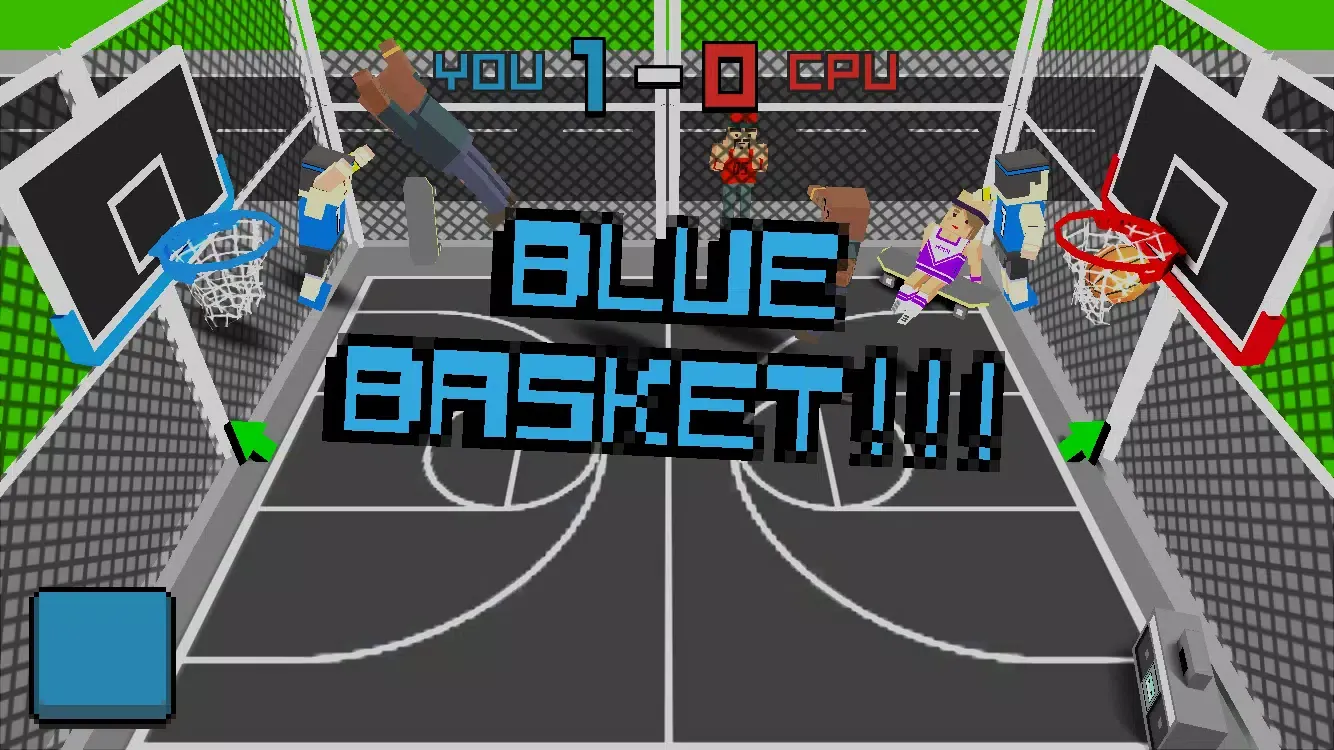 Capturas de tela do Cubic Basketball 3D