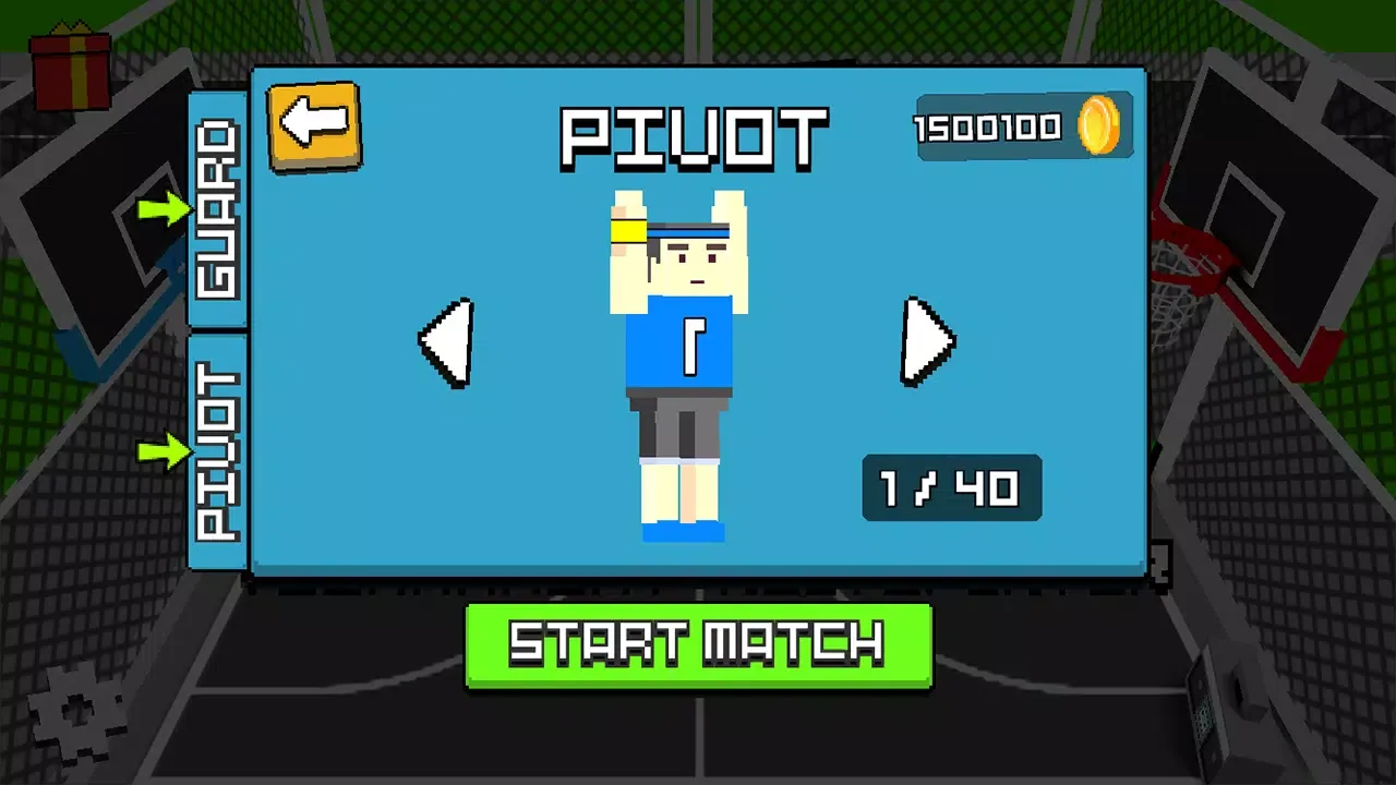 Capturas de tela do Cubic Basketball 3D
