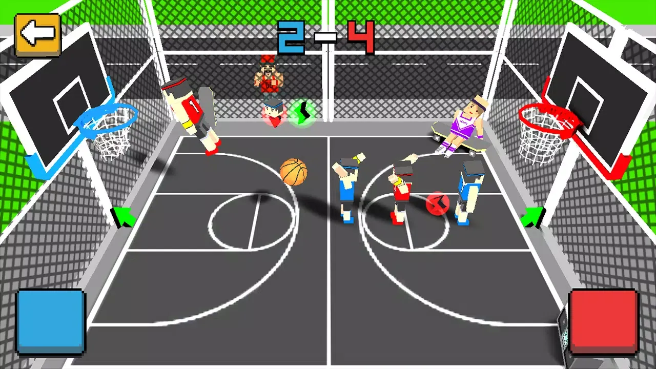 Capturas de tela do Cubic Basketball 3D