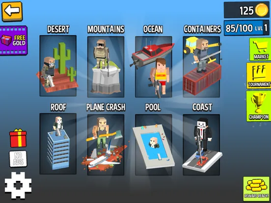 Cubic Duel Fight 3D iPad  Screenshots