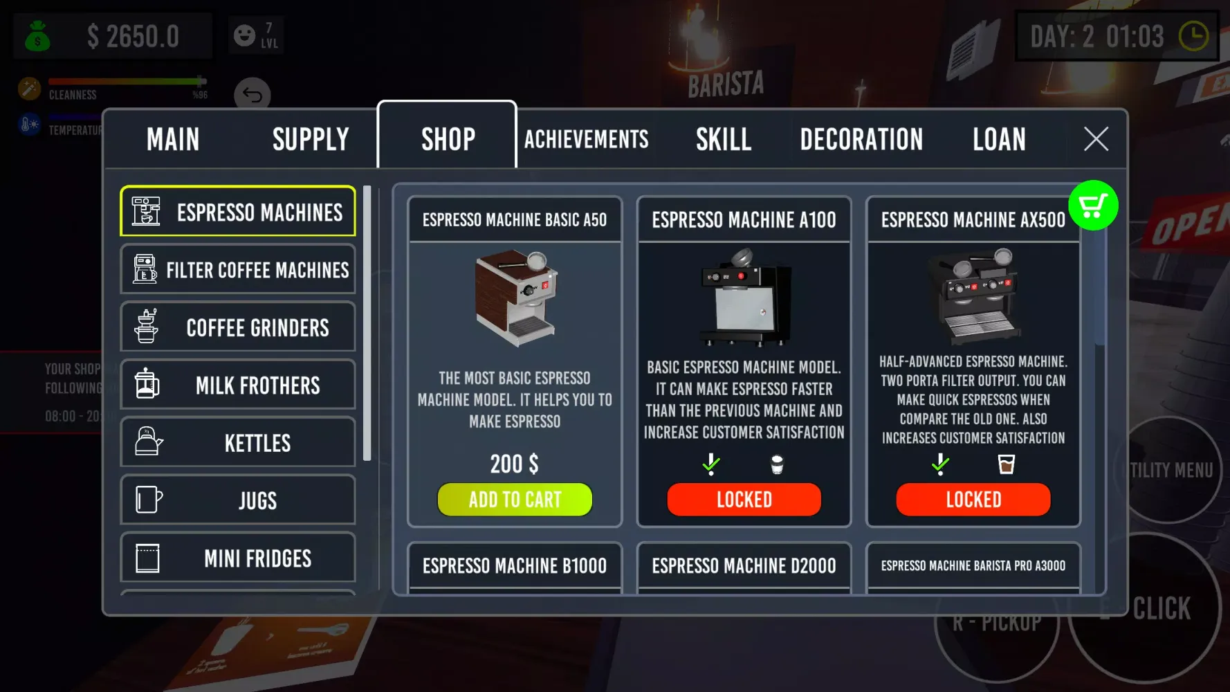 Barista Simulator स्क्रीनशॉट