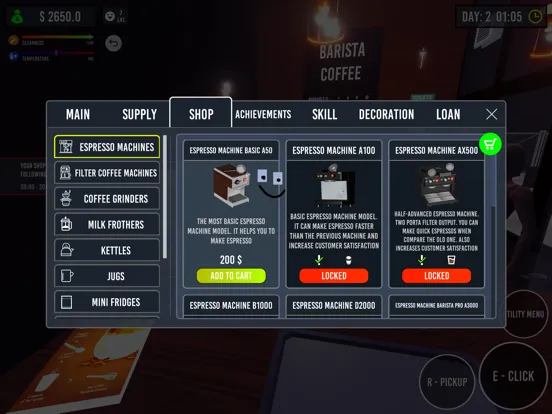 Barista Simulator iPad  سکرین شاٹس