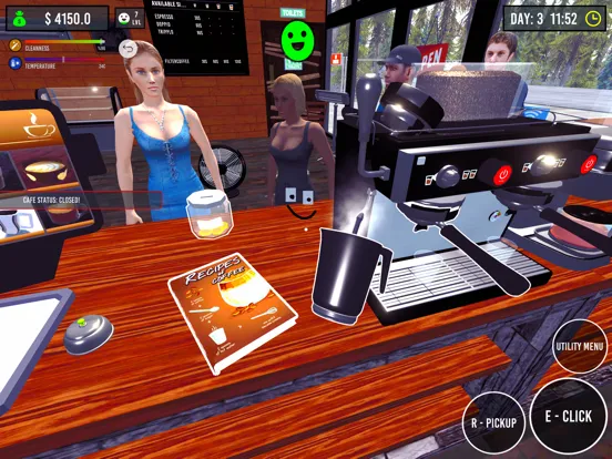 Barista Simulator iPad  سکرین شاٹس