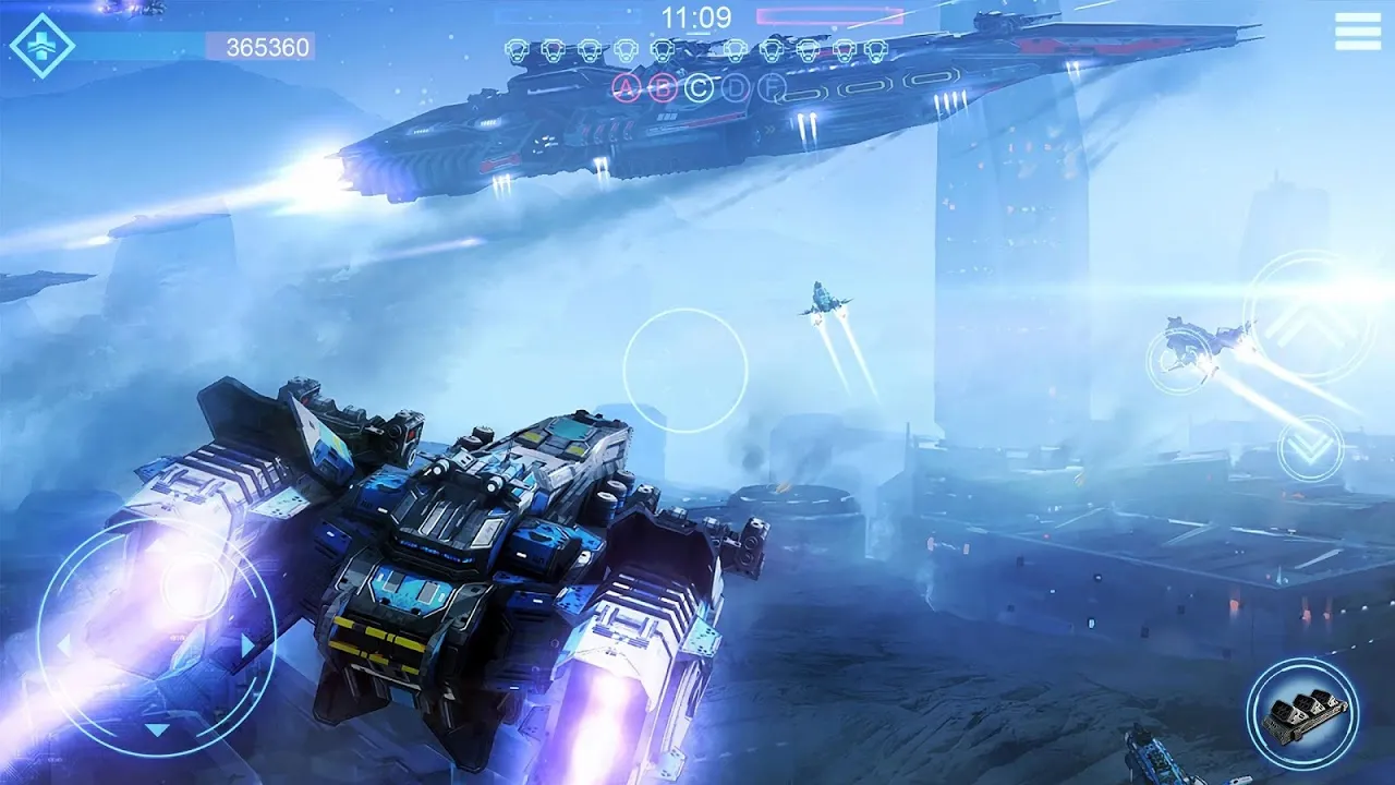 Capturas de tela do Space Armada