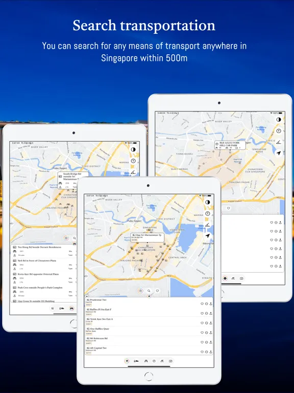 Tangkapan layar SinTraffic iPad 