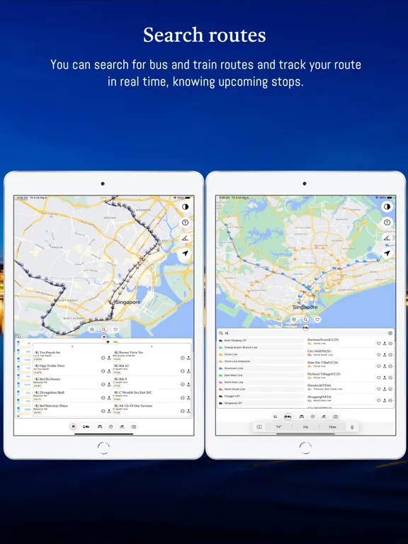 Tangkapan layar SinTraffic iPad 