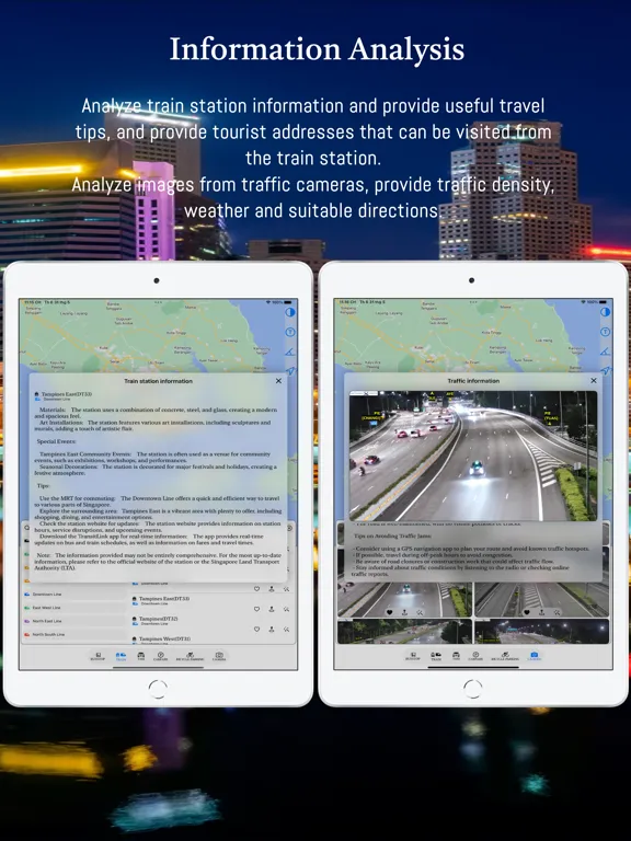 Tangkapan layar SinTraffic iPad 