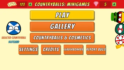 تصاویر Countryballs: Minigames