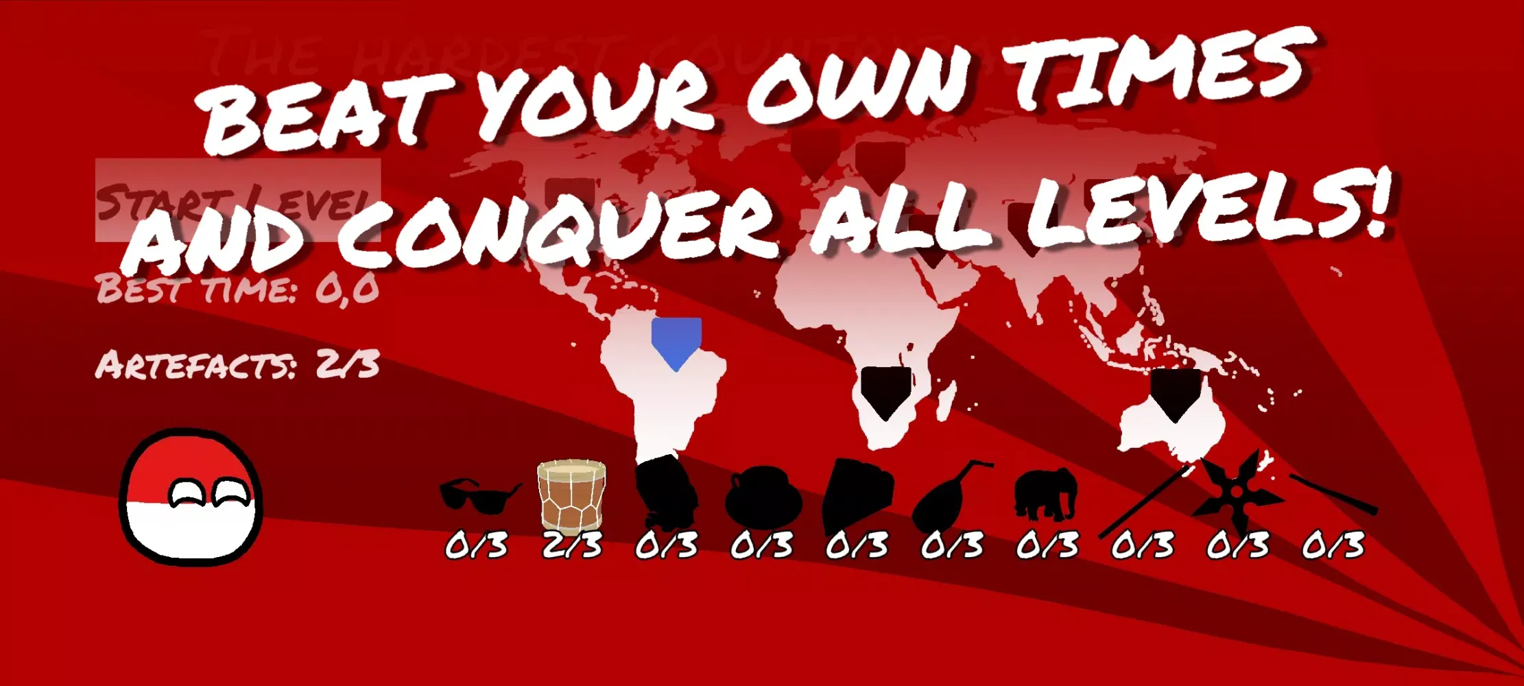 The Hardest Countryballs Game Screenshots