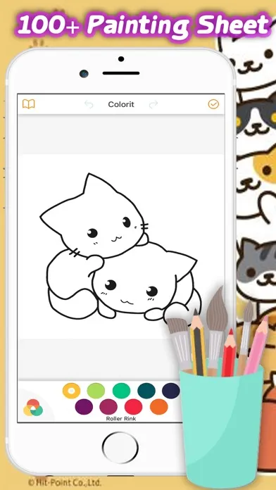 Cute Cat Coloring Book Kitten For Kid Screenshots