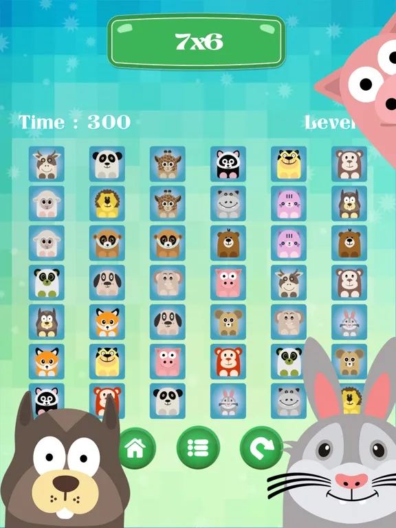 Capturas de pantalla de Cute Pet Animal Find The Pairs kid iPad 