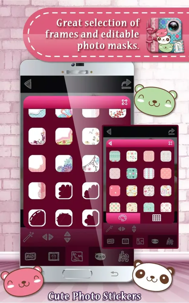 Cute Photo Stickers スクリーンショット