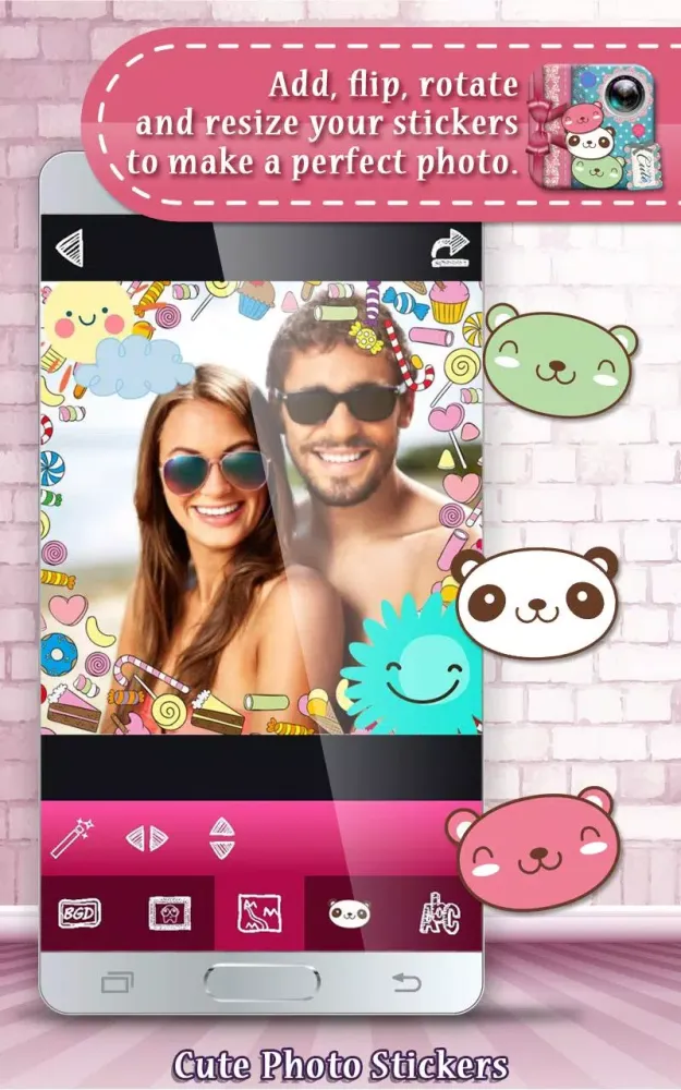 Cute Photo Stickers スクリーンショット