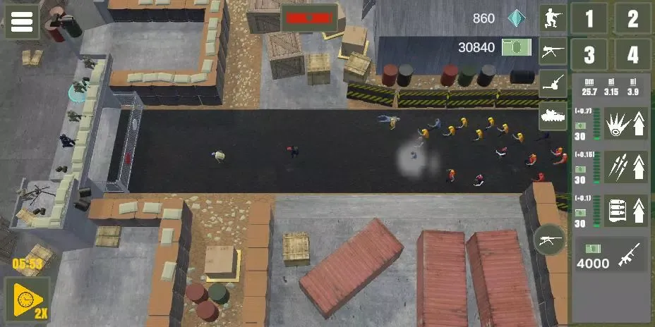 Army VS Zombies - Idle Defense 스크린샷